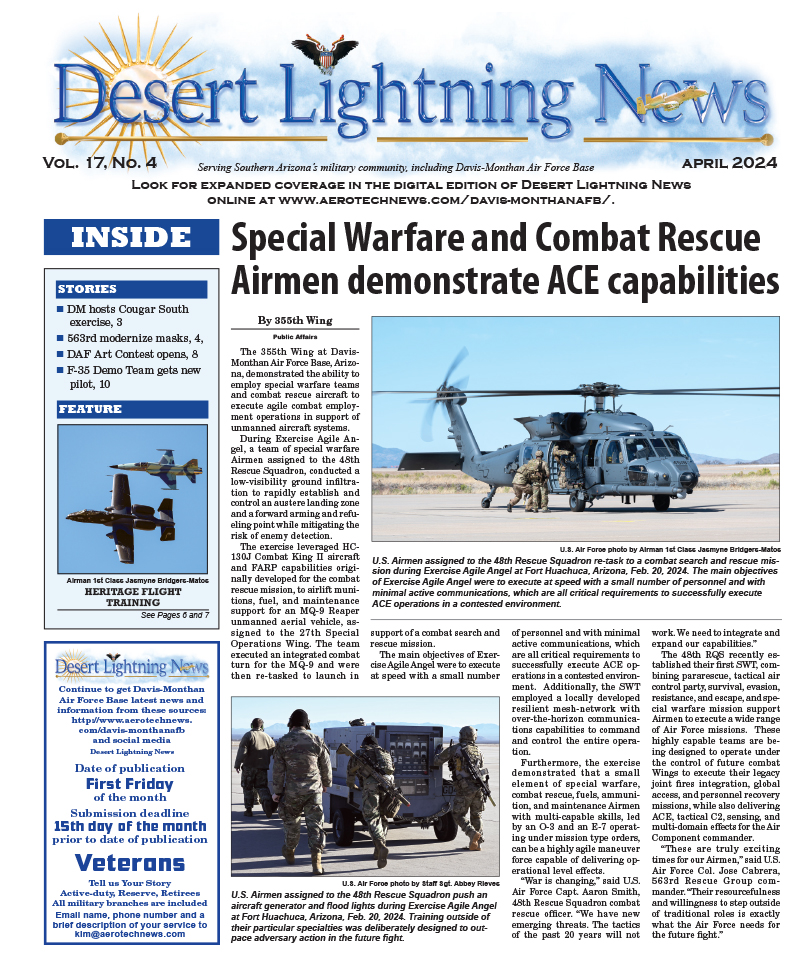 Desert Lightning News So Az Edition News April Desert