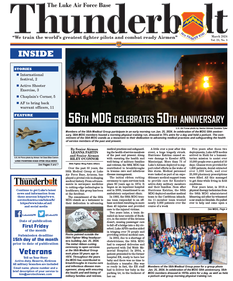 Luke AFB Thunderbolt March 2024 The Thunderbolt Luke AFB