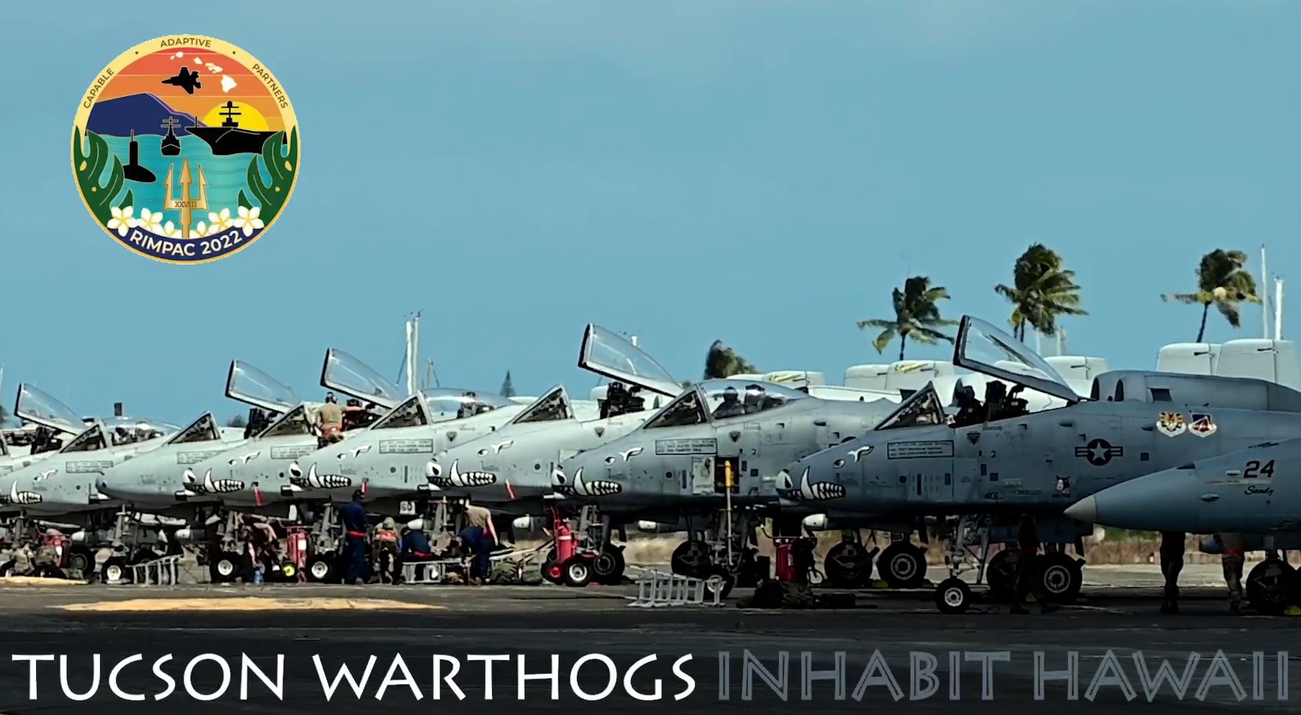 RIMPAC 2022 Tucson Warthogs Inhabit Hawaii Desert Lightning News