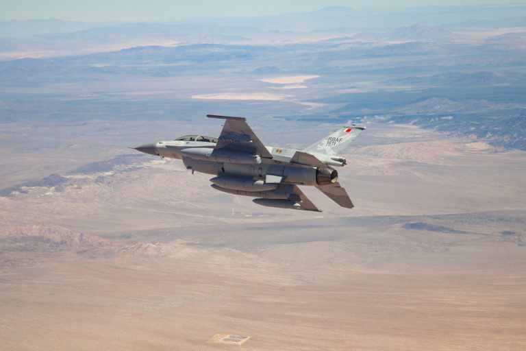 First F-16 Block 70 arrives at Edwards AFB for test campaign - Aerotech ...