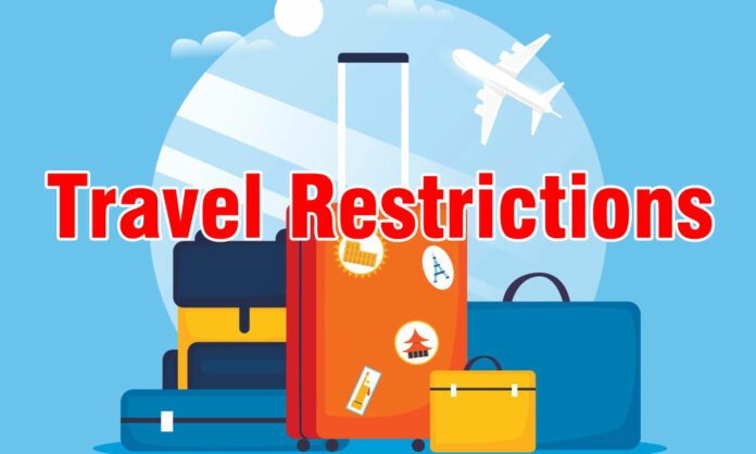 dod civilian travel restrictions