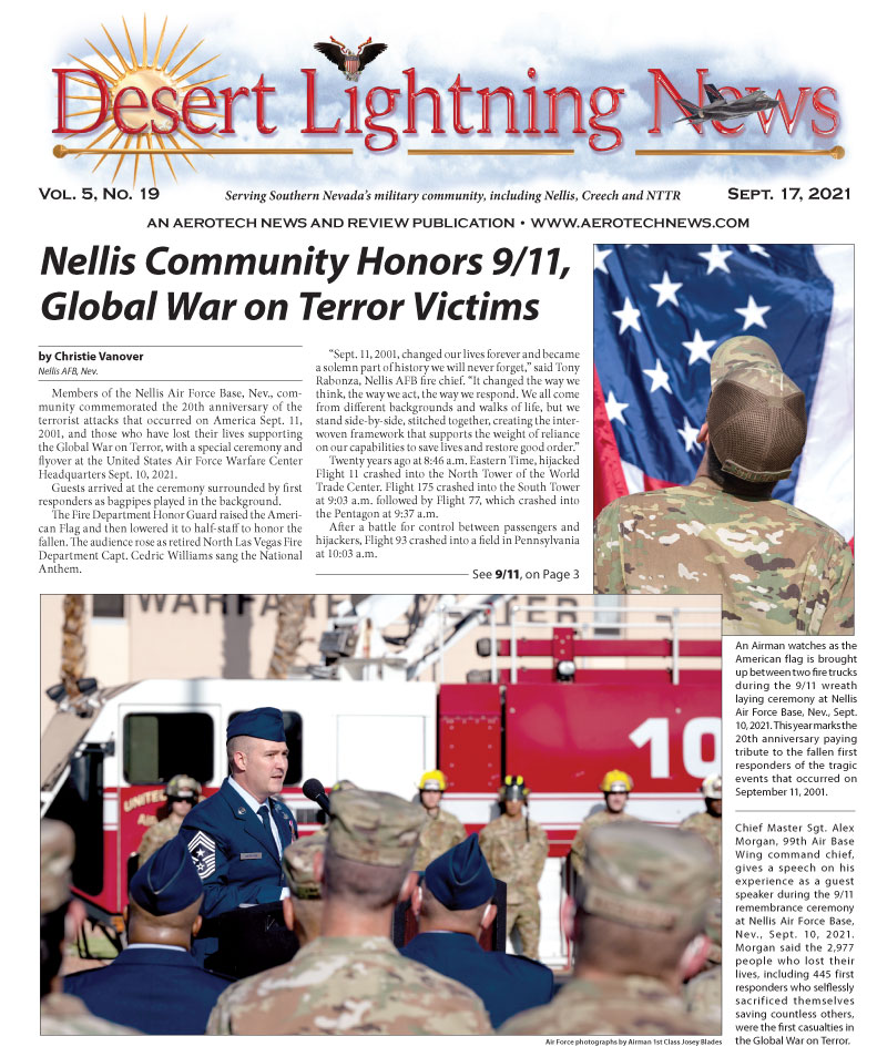 Creech honor guard present colors for Las Vegas Raiders game - Desert  Lightning News - Nellis/Creech AFB