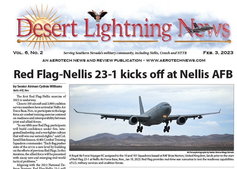 USAA Salute to Service: Las Vegas Raiders > Nellis Air Force Base > News