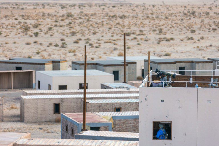 OPFOR defends against Guard unit during Fort Irwin war games training ...