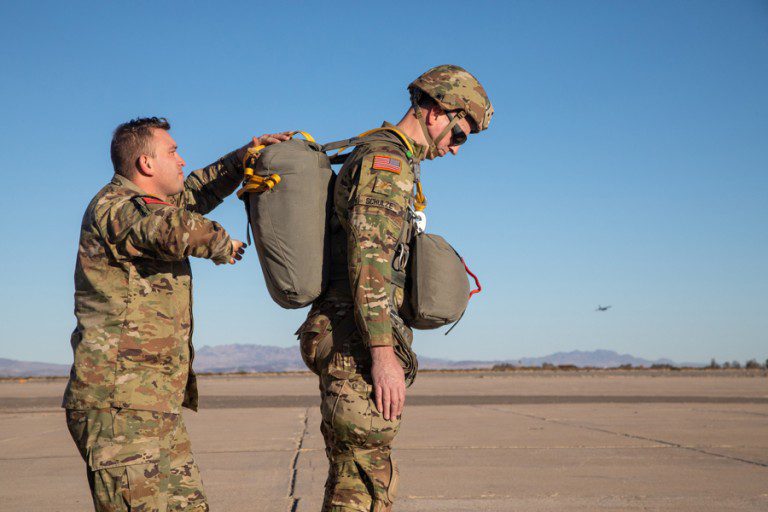 Ops Group conducts airborne operations - High Desert Warrior - Ft Irwin