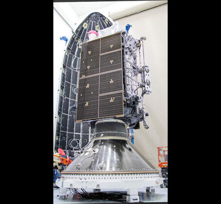 Third GPS III satellite encapsulated in Falcon 9 payload fairing ahead ...