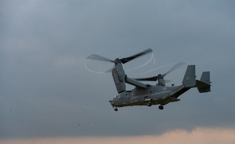 Search for Osprey crew switches from rescue to recovery mode Aerotech