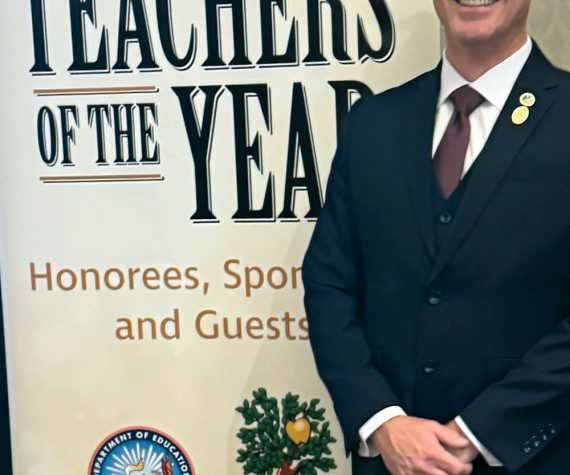 Matthew Winheim, Civ-Mil president, represents the civilian-military foundation of the organization, as both an Air Force veteran and a STEM educational leader himself. Winheim’s contribution to promote and inspire innovation in and out of the classroom has led him to receive the California 2025 Teacher of the Year award. (Air Force photograph)